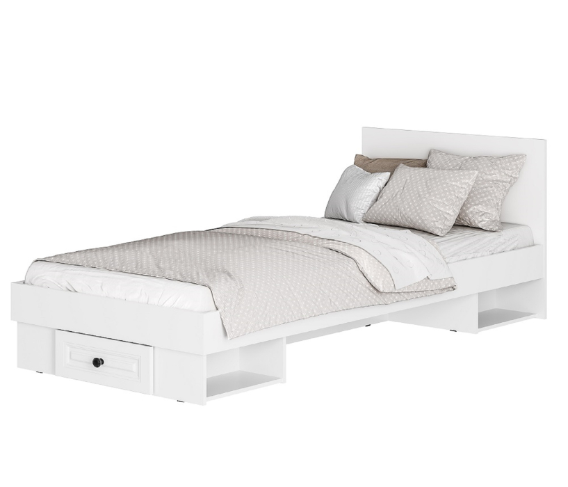 Кровати 90 см, Кровать Софт с ящиком КР-01 90x200