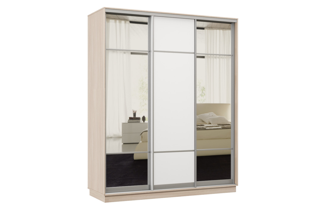 Шкафы-купе, Шкаф-купе Премьер Лайт 35 (11;08;11) трехдверный