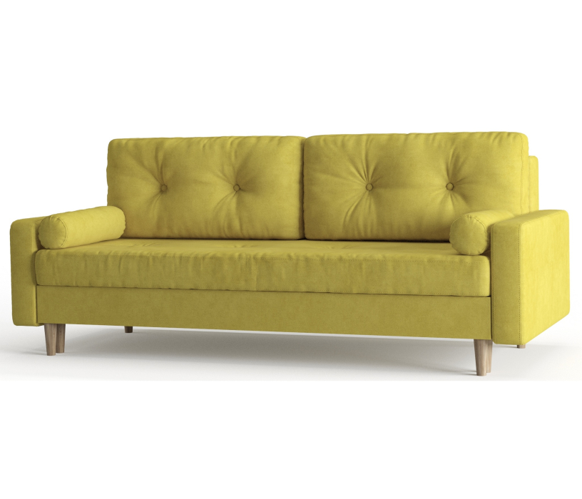 Диваны с ящиком для белья, Диван-кровать Belfast, независимый пружинный блок, велюр