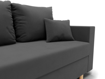 Прямой диван Адам,еврокнижка,велюр