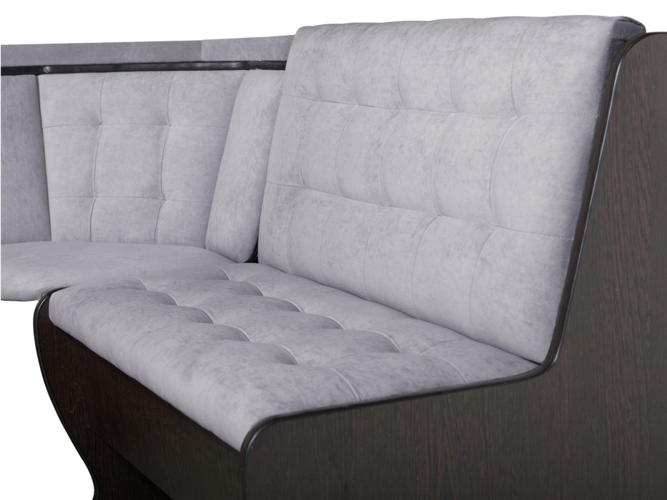 Кухонные уголки, Кухонный уголок Стиль 1Л (со столом СТ-2У) Дуб венге / велюр