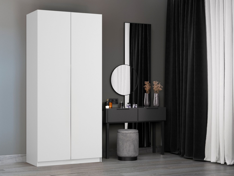 Шкафы двухстворчатые, Шкаф распашной Локер 2-х дверный с полками и 1 модулем