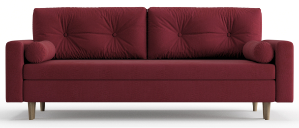 Диван-кровать Таврида, пружинный блок, велюр