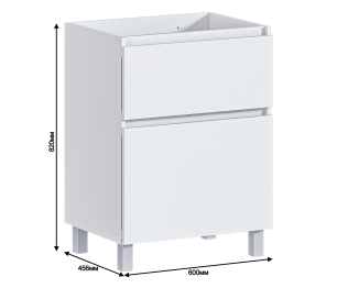 Тумба Люкс СБ-3334 Белый