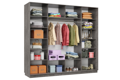 Шкаф-купе Премьер 58  (01РБ;01РБ;01РБ) фасады ромб белый/трёхдверный/Профиль чёрный муар