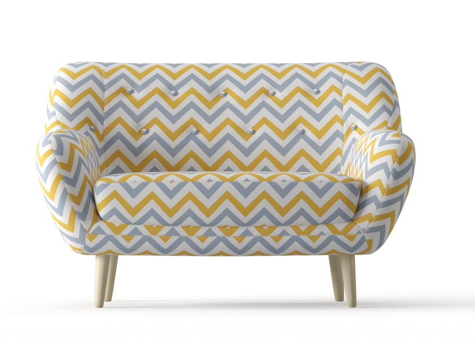 Дизайнерские диваны для гостиной, Диван прямой Elephant, рогожка