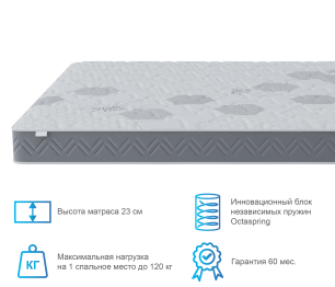Столлайн / Матрас Корсика-Зодиак в скрутке 800х2000