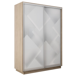 Шкаф-купе Экспресс 2-х дверный Фотопечать Квадрат Стекла 160х60х240