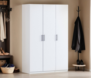 Шкаф трехдверный Макс 1500 мм, вариант №4 (ЛДСП)