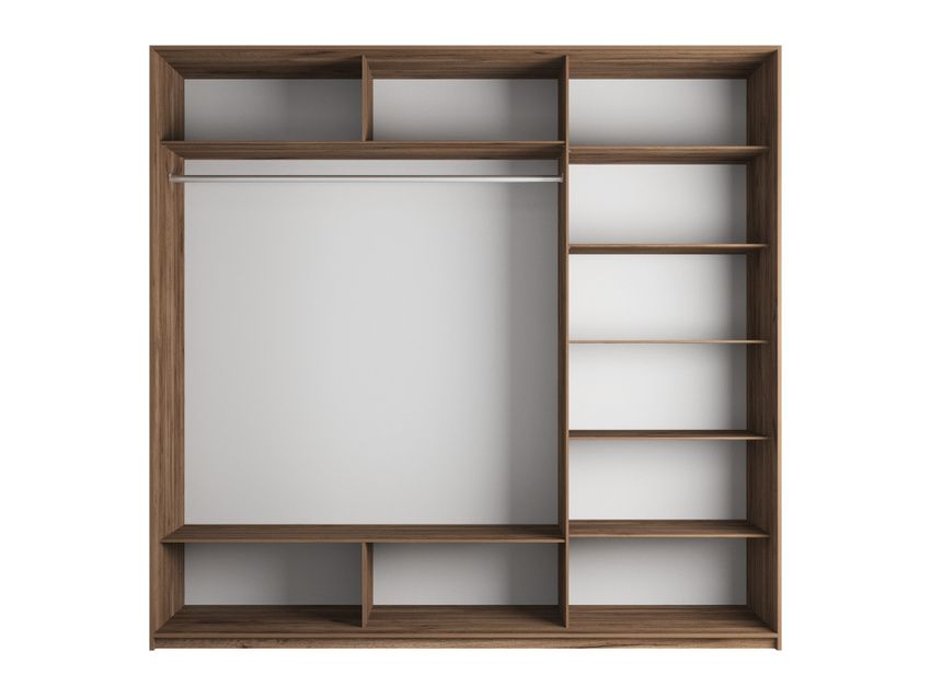 Шкафы-купе 3-х дверные, Шкаф-купе Прайм 3-х дверный Стекла хаки/ДСП/Доводчики 210х57х230