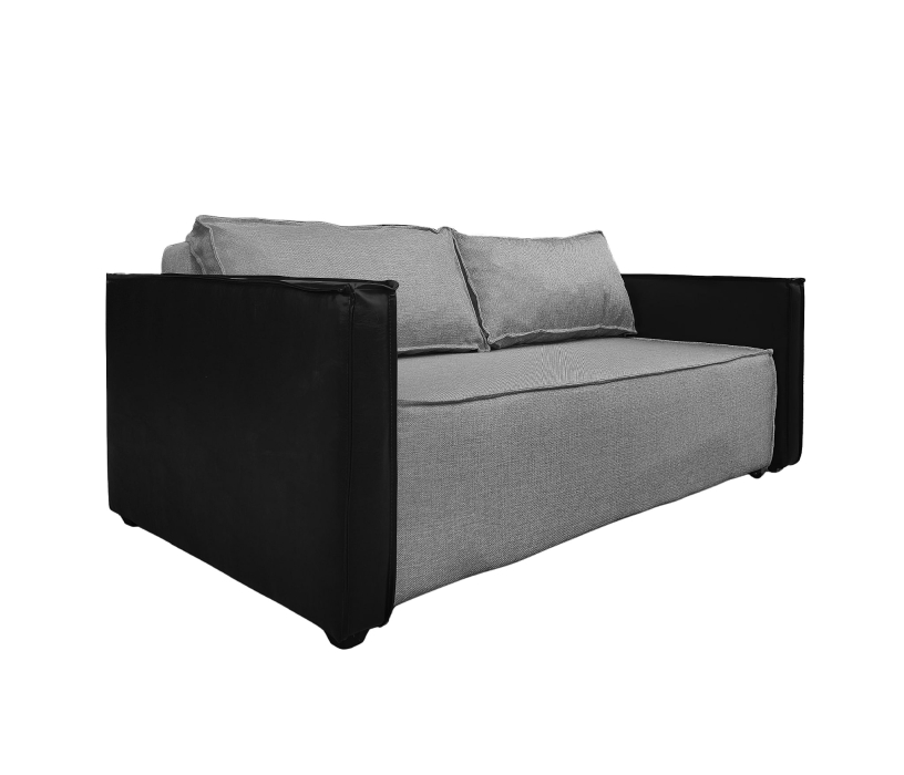 Диваны кровати со спальным местом, Диван-кровать аккордеон  Барон 160, рогожка/экокожа