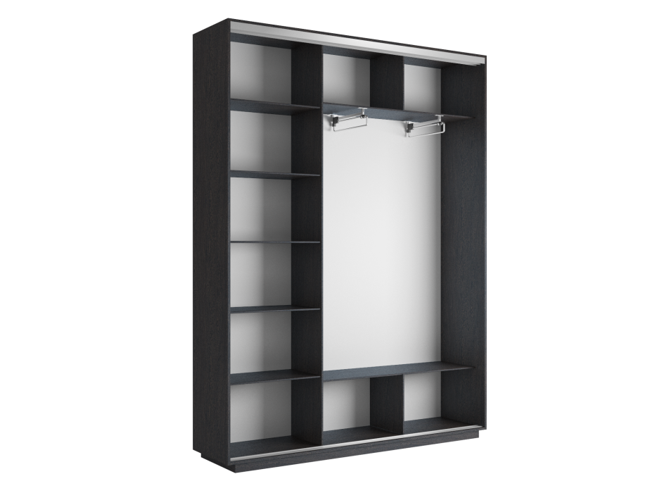 Шкафы-купе 3-х дверные, Шкаф-купе Экспресс Экспенс трио 2200 x 2100 x 450