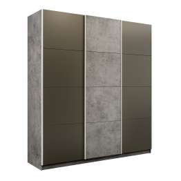 Шкаф-купе Прайм 3-х дверный Стекла хаки/ДСП/Доводчики 180х57х230