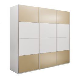 Шкаф-купе Эста 3-х дверный ДСП/Стекла фисташка/Доводчик 300х66х240