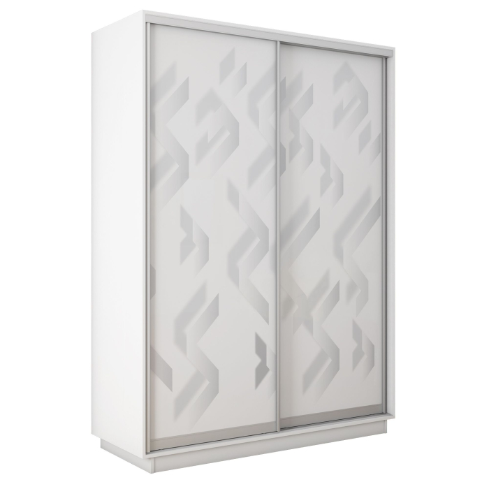 Шкафы-купе 2-х дверные, Шкаф-купе Экспресс 2-х дверный Фотопечать Ленты Стекла 140х60х240