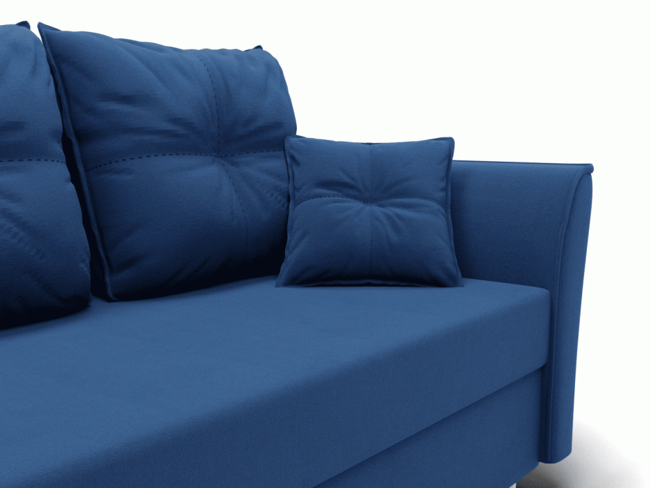 Диваны еврокнижки, Прямой диван Пандора,еврокнижка,велюр