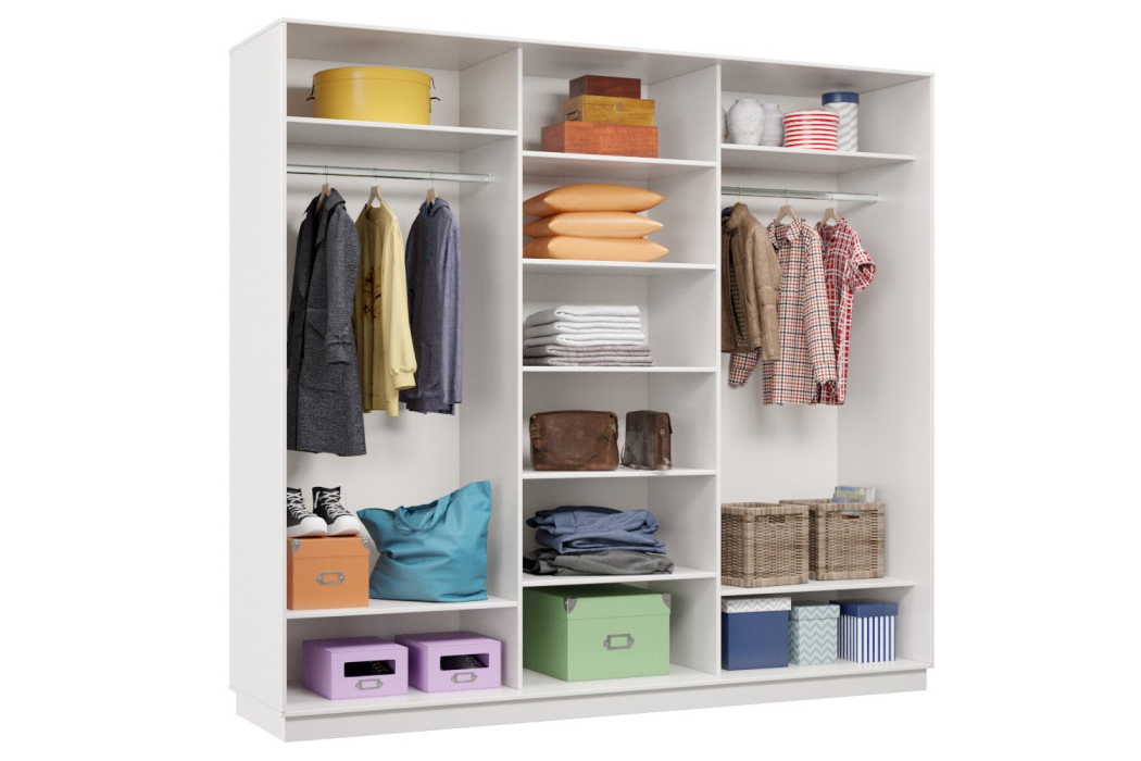 Шкафы-купе, Шкаф-купе Премьер 54 (14;14;14) трёхдверный