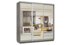 Шкафы-купе 3-х дверные, Шкаф-купе Премьер Лайт 36 (11;11;11) трехдверный