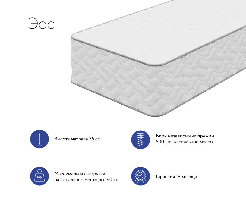 Новинки, Матрас DreamLine Эос 900x2000