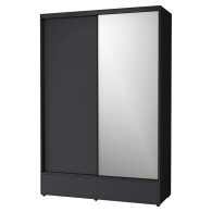 Шкафы-купе 2-х дверные, Шкаф-купе 2-дв  MOD 1600 зеркало/лдсп  (в2390*ш1600*г620)