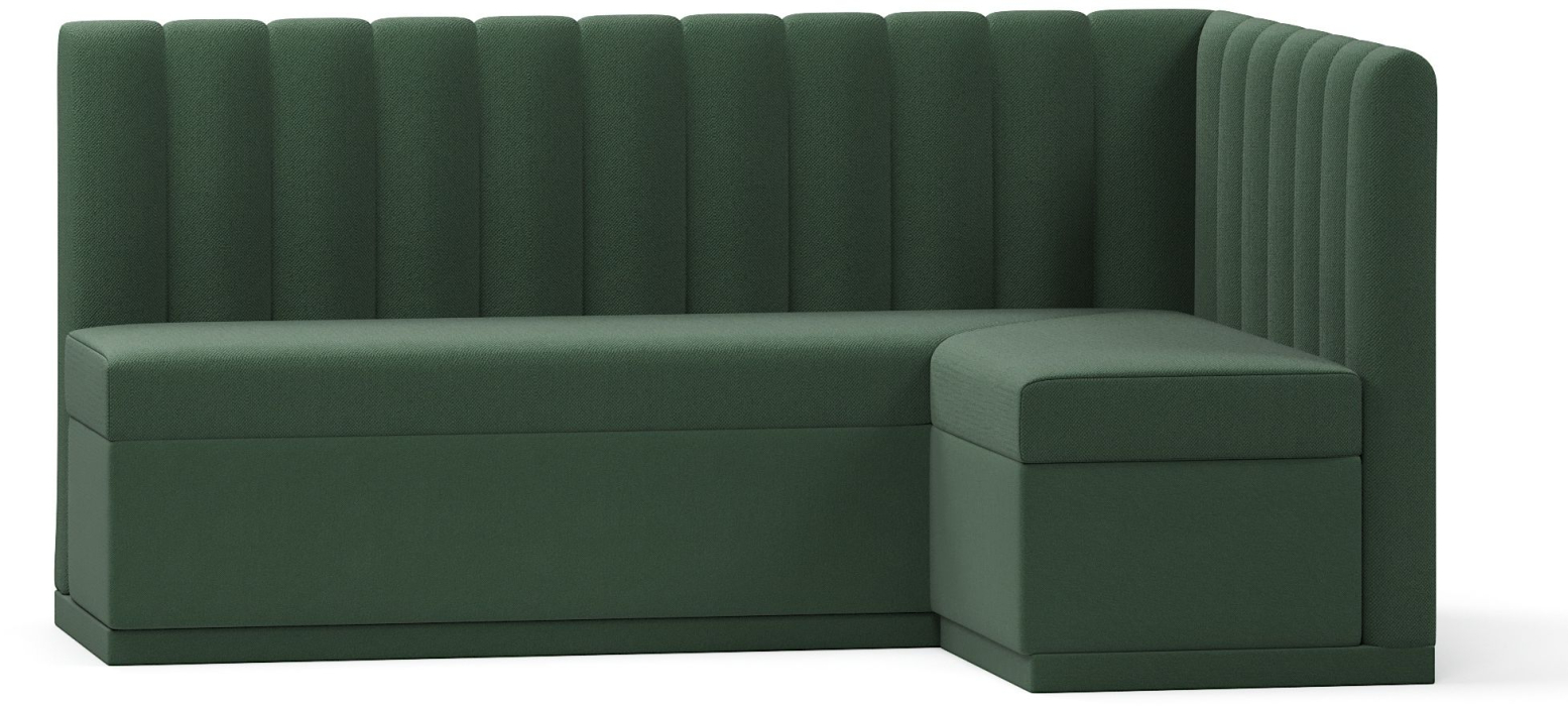 Диваны угловые, Кухонный угловой нераскладной диван Кафф, велюр