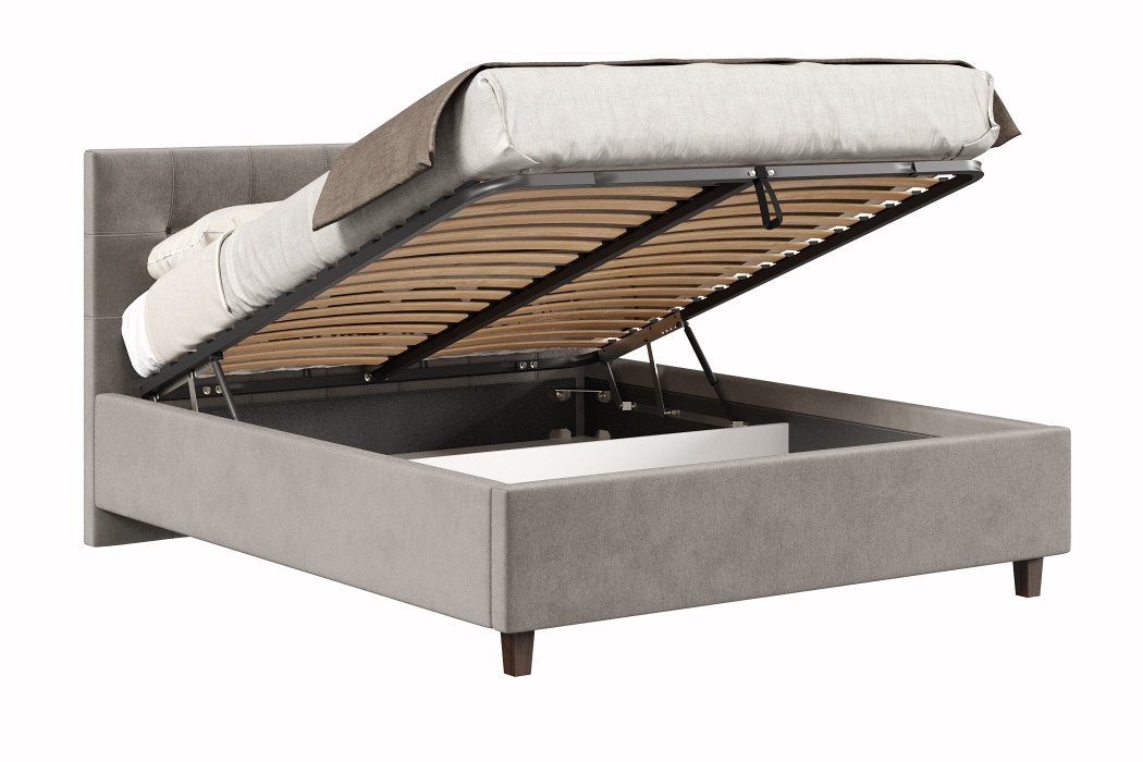 Мягкая кровать, Кровать Турин 1600 с подъёмным механизмом