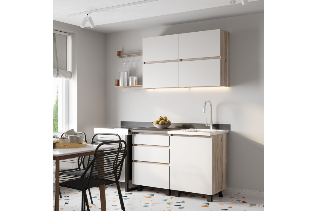 Напольные, Шкаф под мойку без столешницы Берген Лайт 6м1 0,6м