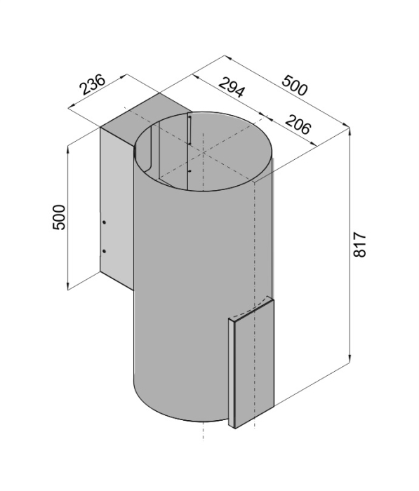 Вытяжки, Кухонная вытяжка Konigin Equilibrium W Glass