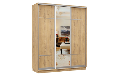 Шкаф-купе Премьер Лайт 23 (08;11;08) трехдверный