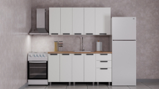 Кухонные гарнитуры, ГК Аленушка 1,6м Лаванда (без столешницы)