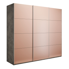 Шкаф-купе Эста 3-х дверный Стекла пудра/Доводчик 240х66х240