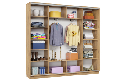 Шкаф-купе Премьер Лайт 57 (08;11;08) трехдверный