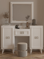 Туалетные столики, Туалетный столик Валенсия (1335х420х900) (серебро)