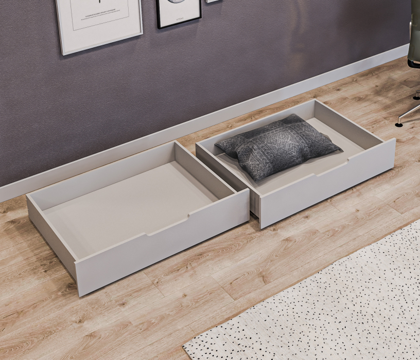 Милан, Ящик для кровати Милан СБ-3298 Серый