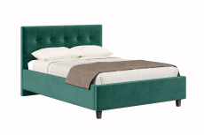 Мягкая кровать, Кровать Турин 1400, велюр