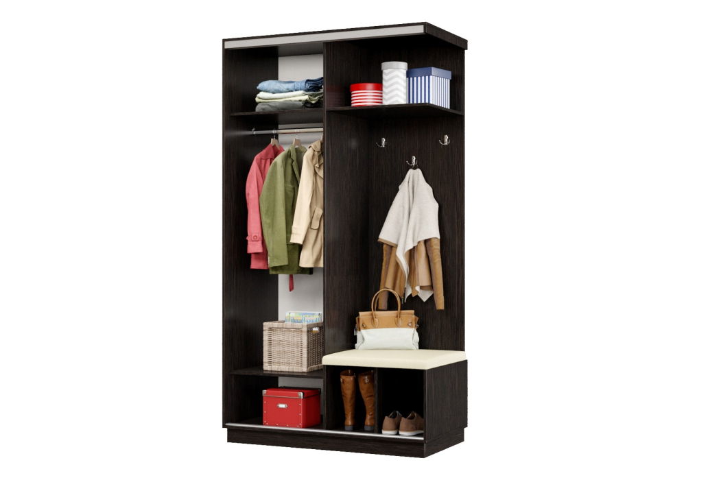 Прихожие, Прихожая Премьер 04 Лайт 05 Правая Мягкая