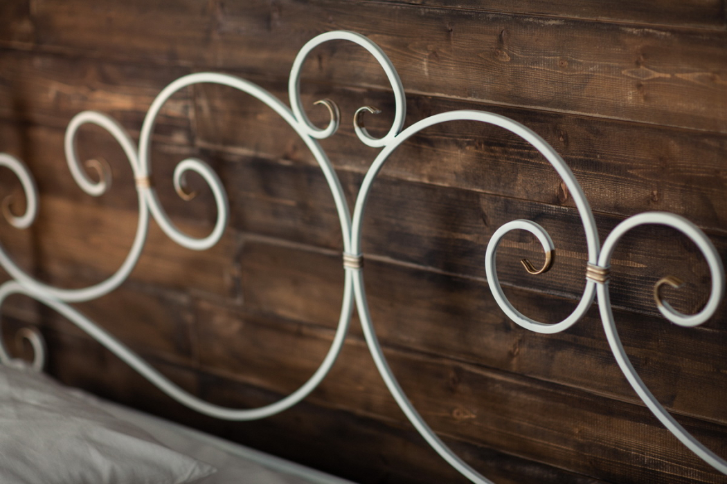 Кованые кровати, Кованая кровать Флоренция 1.4 с двумя спинками