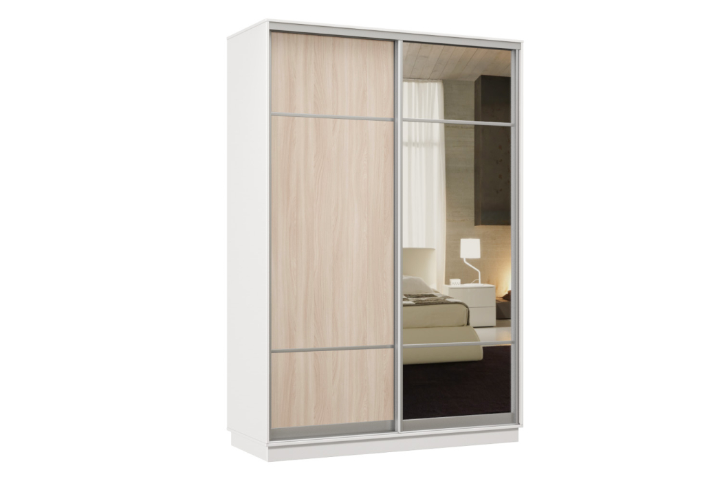 Шкафы-купе, Шкаф-купе Премьер Лайт 01 (08;11) двухдверный