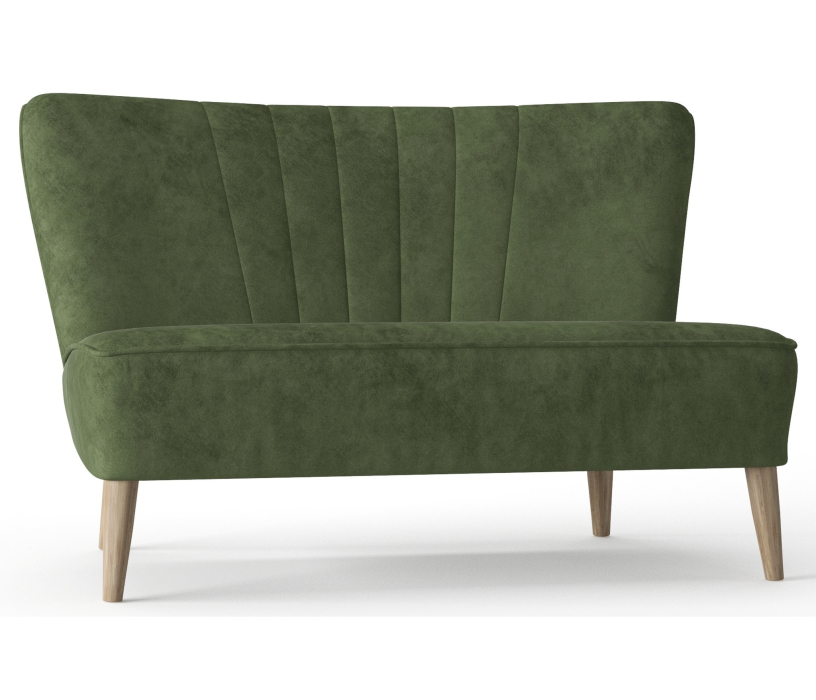 Дизайнерские диваны для гостиной, Диван прямой Зола, Велюр