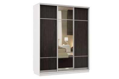 Шкаф-купе Премьер Лайт 23 (08;11;08) трехдверный