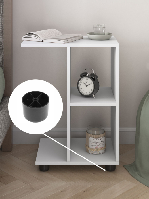 Журнальные столики, Стол приставной Ник c полками 473х300х580