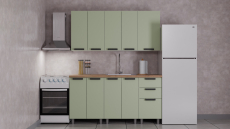 Кухонные гарнитуры, ГК Аленушка 1,6м Лаванда (без столешницы)