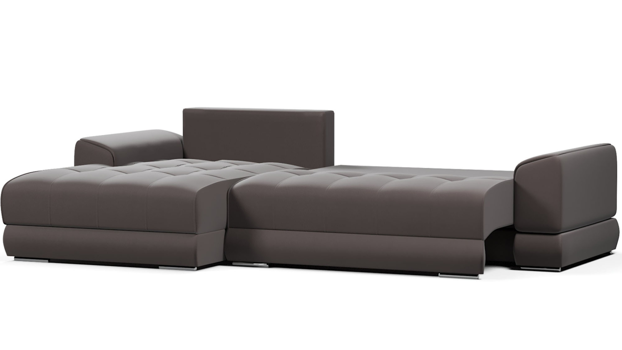 Диваны угловые в гостиную, Диван-кровать угловой еврокнижка Модерн Nordkisa,велюр