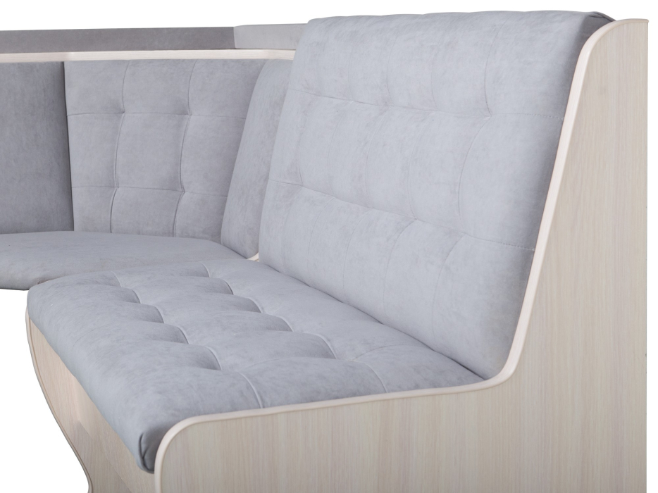 Кухонные уголки, Кухонный уголок Стиль 1Л Дуб млечный / велюр