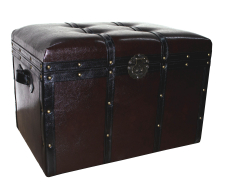 Банкетка в прихожую, Банкетка с ремнями размер S