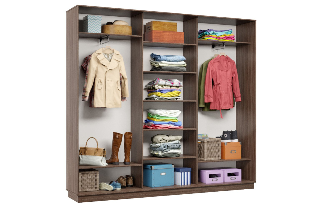 Шкафы-купе, Шкаф-купе Премьер 53 (14;14;14) трёхдверный