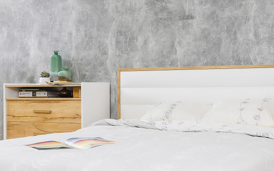 Кровати с мягким изголовьем, Кровать с подъемным механизмом Айрис 307 Люкс 160х200, дуб