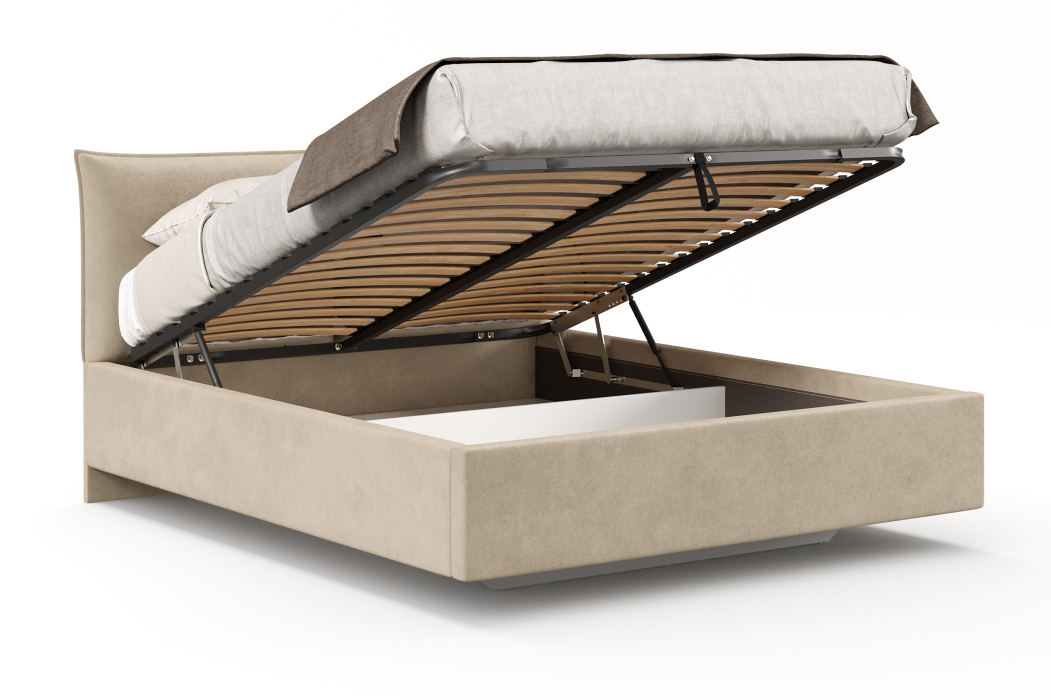 Мягкая кровать, Кровать Премьера 1600 с подъёмным механизмом