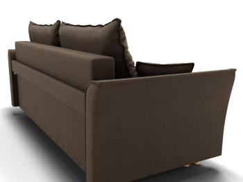 Прямой диван Наоми,еврокнижка,велюр