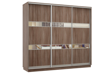 Шкаф-купе Премьер 41 (15;15;15) трёхдверный